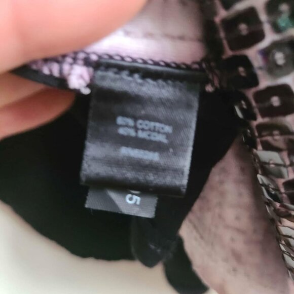 EXPRESS FLORAL Sequin Tank Top XS - Picture 9 of 9